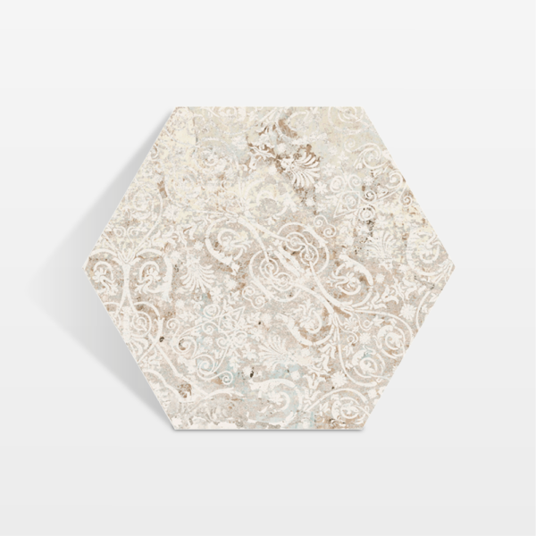 Carpet Sand Hexagon 25x30