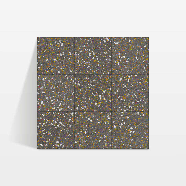 Terrazzo Anthracite Natural 60x60