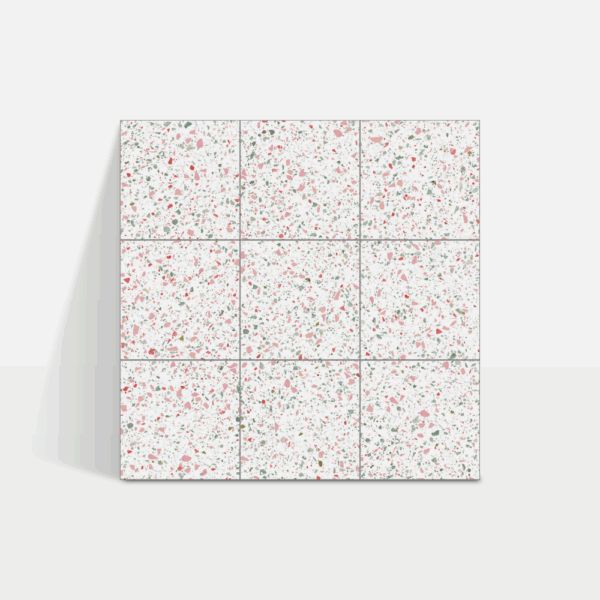 Terrazzo White Natural 60x60