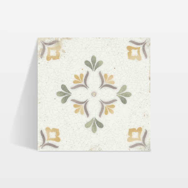 Mayolica Flower 15x15