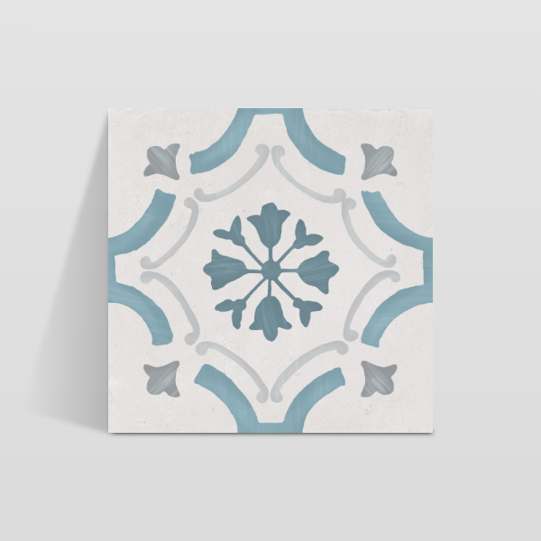 Sirocco Blue Ornate 22,3x22x3