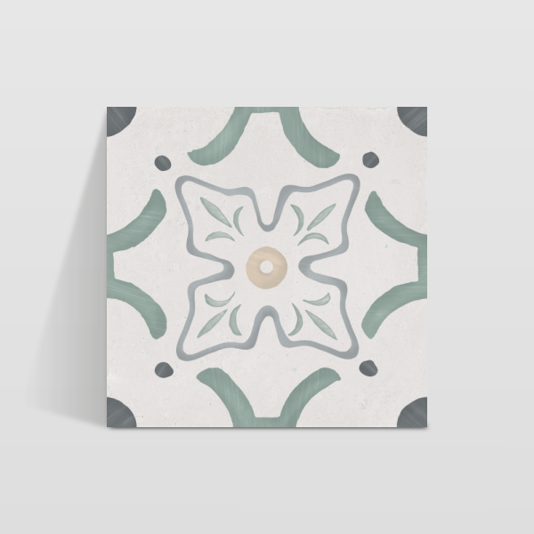 Sirocco Green Flower 22,3x22x3