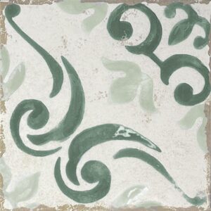 Antiga Barraquetes Verde 20x20