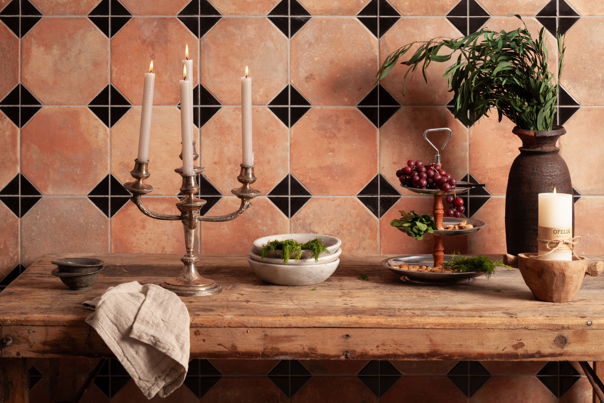 FS Nonna Black Decor LT 45x45 - Imagen 4