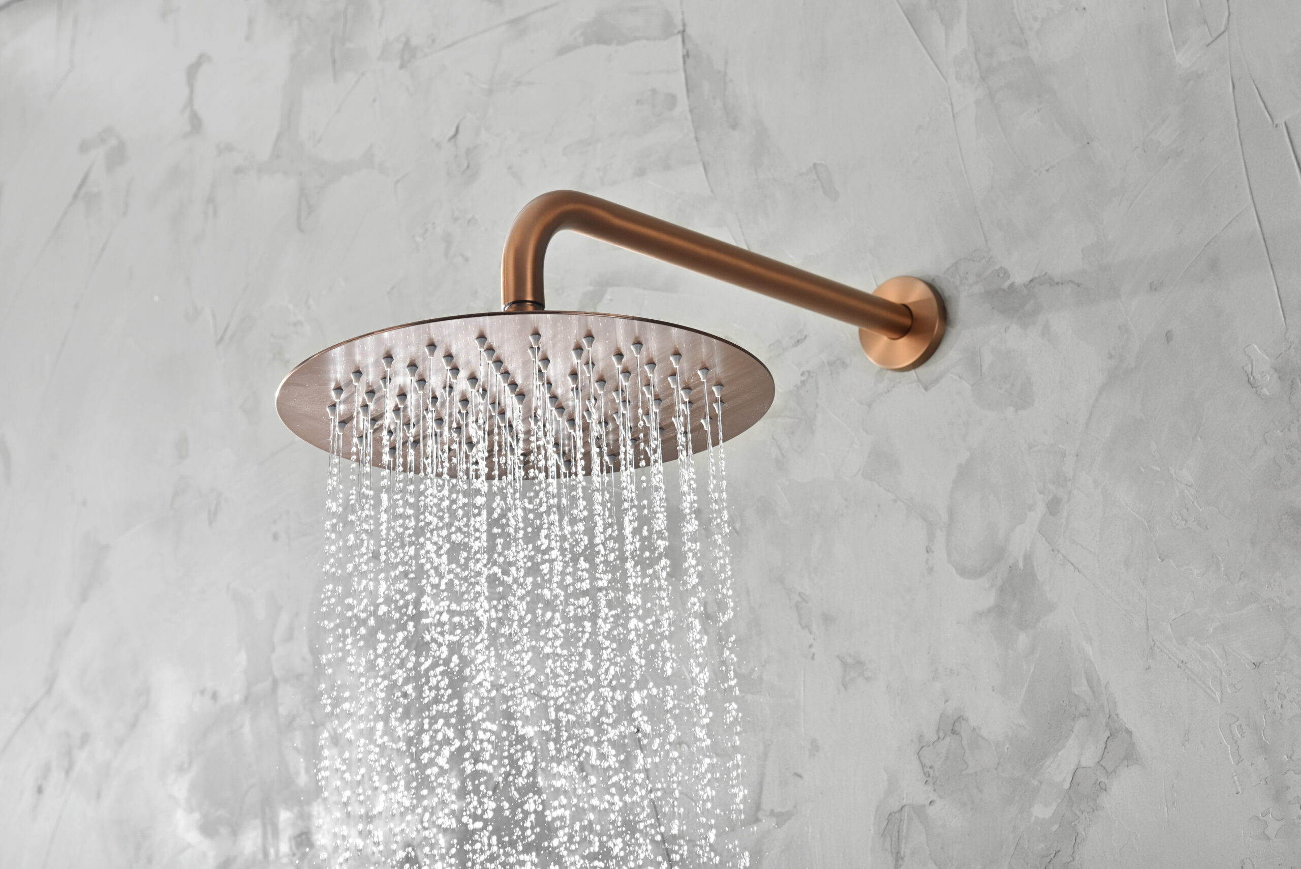 Conjunto de Ducha Empotrada Monomando Monza Oro Rosa Cepillado 3 | Amatile Conjunto de Ducha Empotrada Monomando Monza Oro Rosa Cepillado - Imagen 3