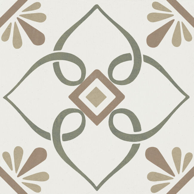 Provenza Green Petals 22,3x22,3 2 | 37790 PROVENZA GREEN PETALS 01 SZ3 Provenza Green Petals 22,3x22,3 - Image 2