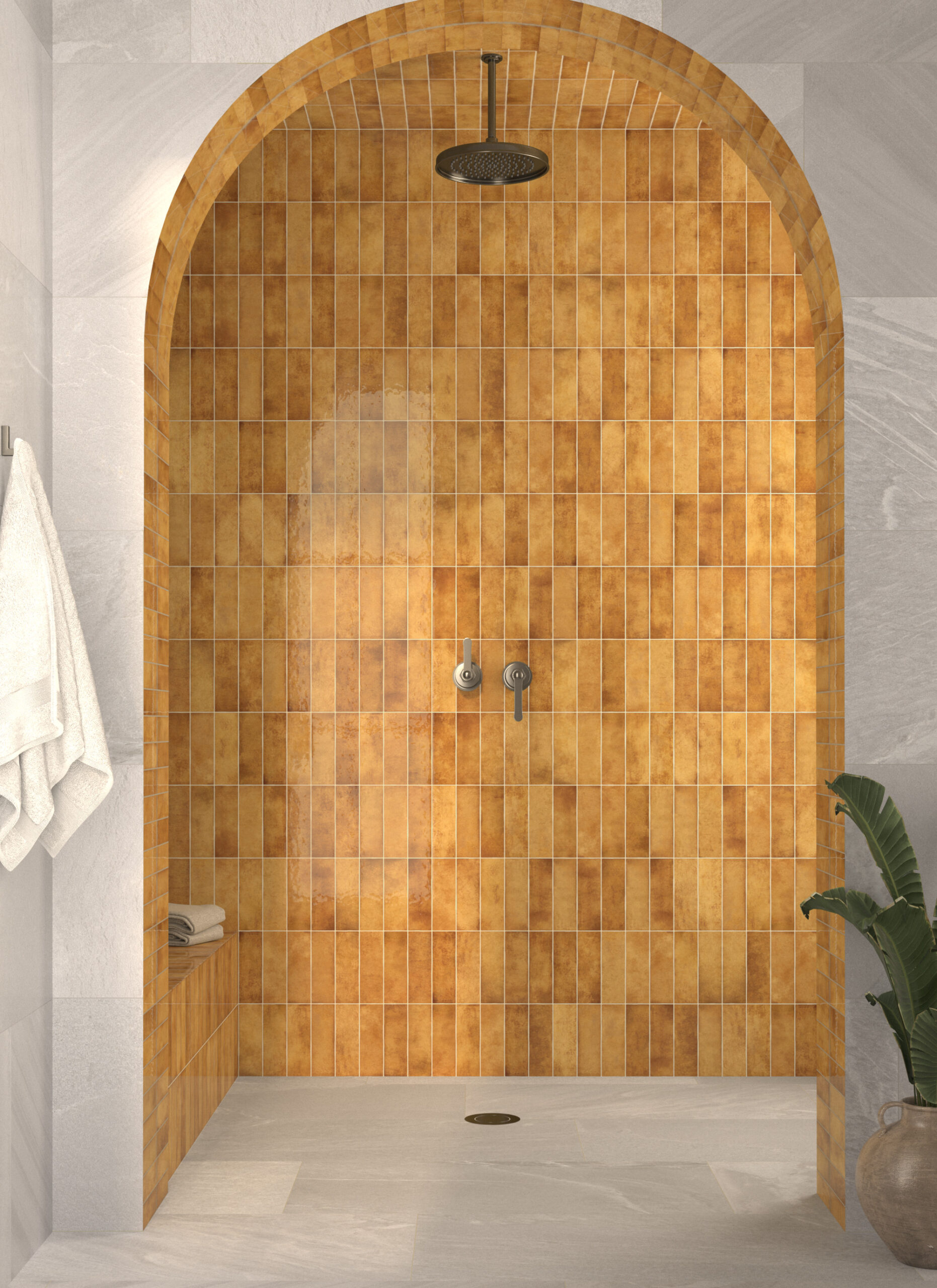 Alfar Caramelo 6,5x20 2 | amb alfar caramelo 65x20 pietrasanta light grey 45x90 2000x scaled 1 Alfar Caramelo 6,5x20 - Image 2