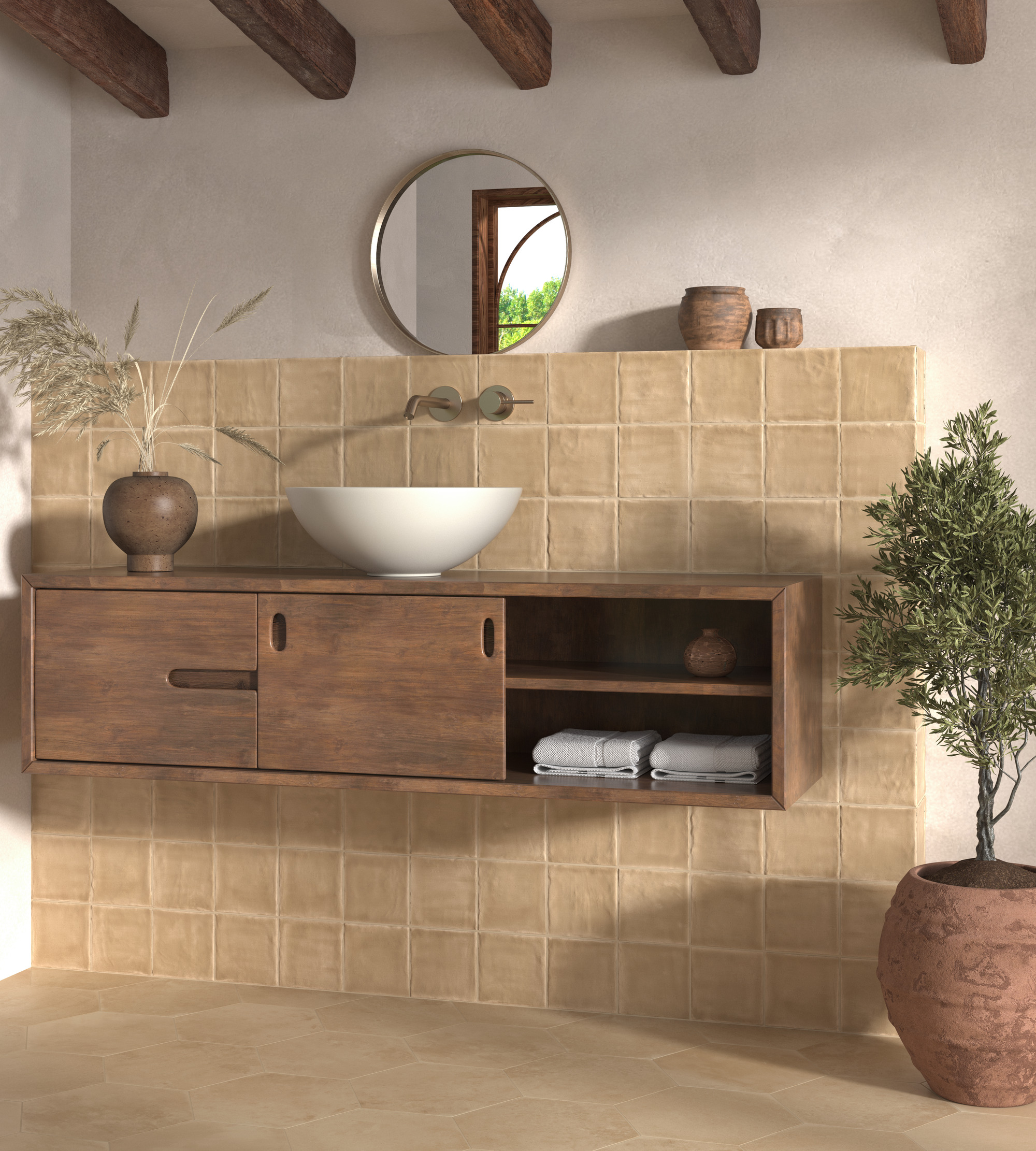 Riad Trigo 12,5x12,5 Muestra 2 | amb riad trigo 125x125 exa trigo 215x25 Riad Trigo 12,5x12,5 Muestra - Imagen 2