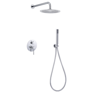 Conjunto de Ducha Empotrada Monomando Monza - Cromo brillo