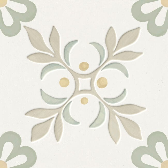 Llevant Yellow Flower LT 22,3x22,3 7 | llevant taupe garden lt azulejo Llevant Yellow Flower LT 22,3x22,3 - Image 7
