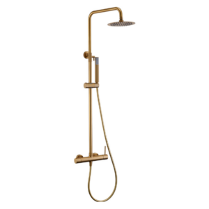 Columna de Ducha Monomando Monza - Oro cepillado