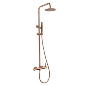 Columna de Ducha Monomando Monza - Oro rosa cepillado