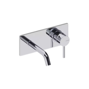 Grifo Loop Monomando Cromo Caño Embellecedor Rectangular 18 cm - Cromo brillo