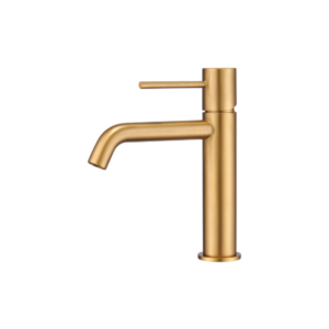 Grifo Monomando Lavabo Monza Cromo - Oro cepillado