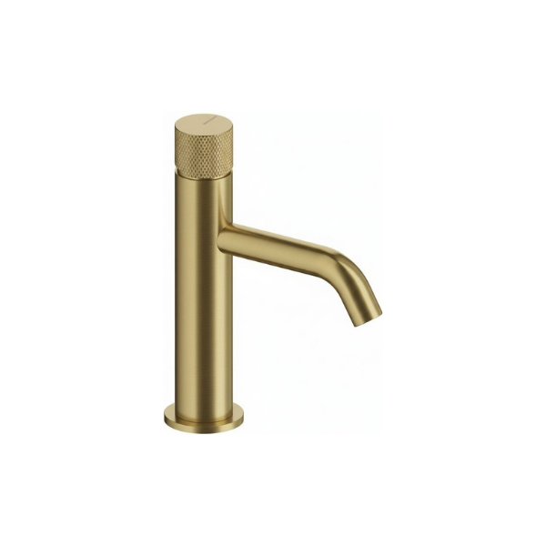 Monomando de Lavabo Loop K Cromo 12 | monomando lavabo loop k sanycces oro cepillado 18cm 1 Monomando de Lavabo Loop K Cromo - Image 12
