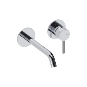 Monomando de Lavabo Mural Loop Cromo 18 cm