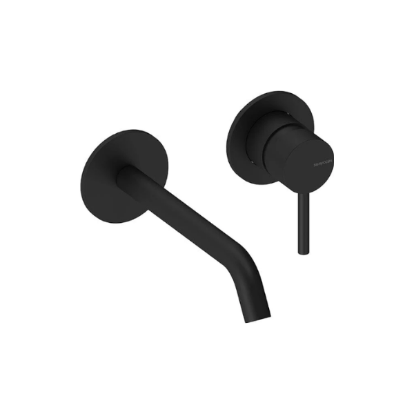 Monomando de Lavabo Mural Loop Cromo 18 cm 3 | monomando lavabo mural negro mate loop sanycces 18 1 1 Monomando de Lavabo Mural Loop Cromo 18 cm - Image 3